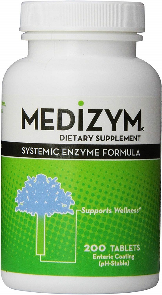 Medizym, Systemic Enzyme Formula, 200 Tablets Dietary Supplements