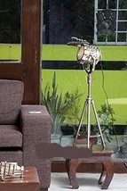 NAUTICALMART FULL CHROME FINISH TRIPOD TABLE LAMP