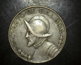 Panama 1934 1/4 Balboa F - $19.99