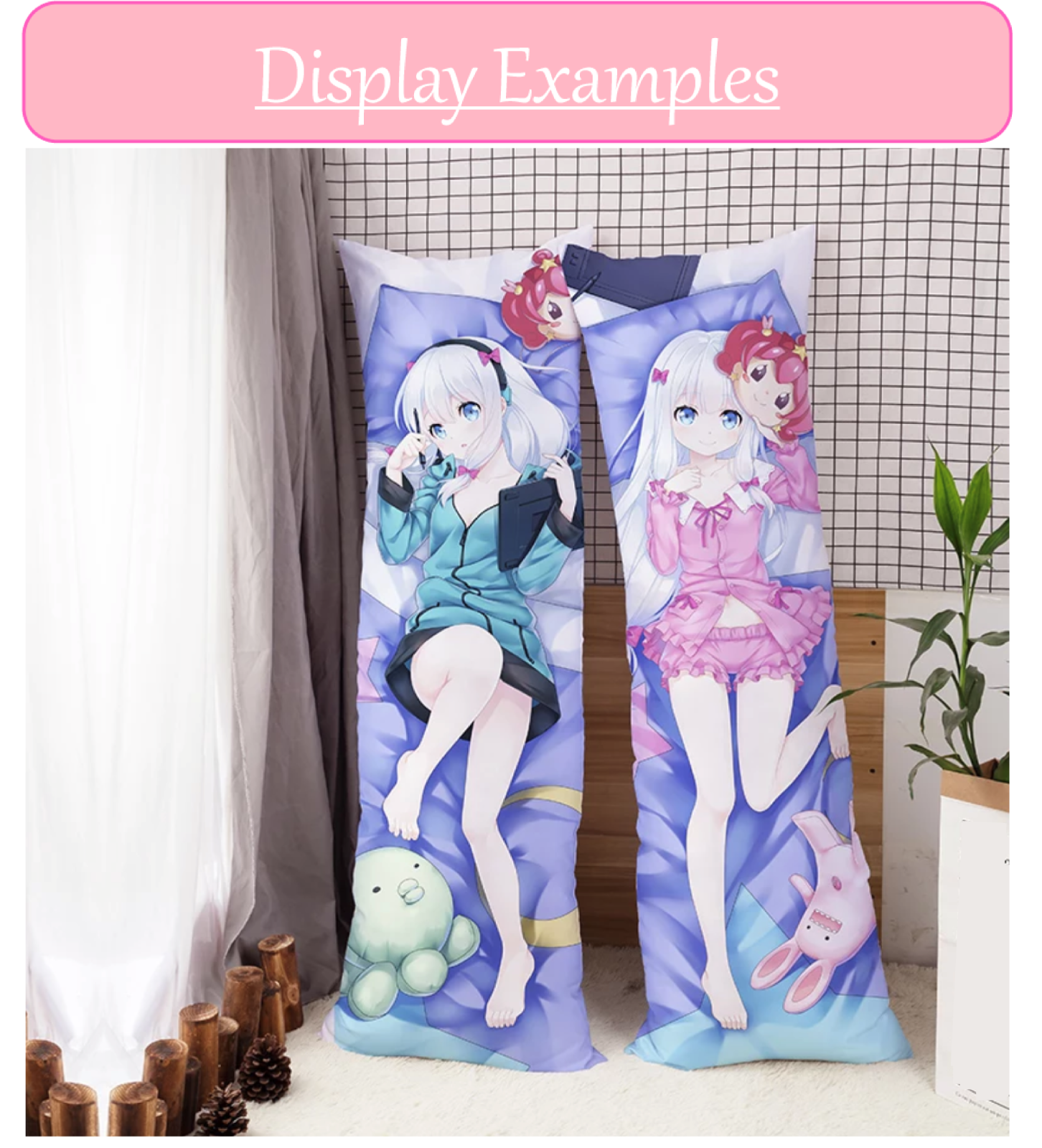 Konosuba Water Goddess Aqua 150*50 CM Dakimakura Body Pillow Case Other