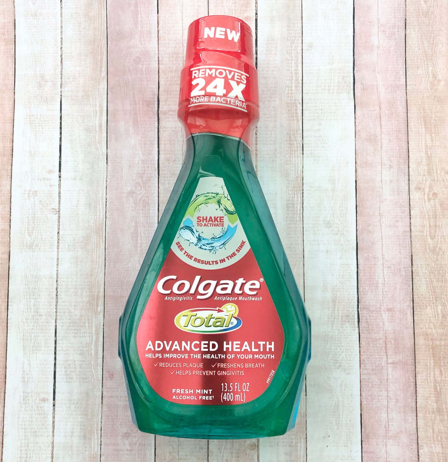 Colgate Total Advanced Health Mouthwash Fresh Mint Alcohol Free Remove