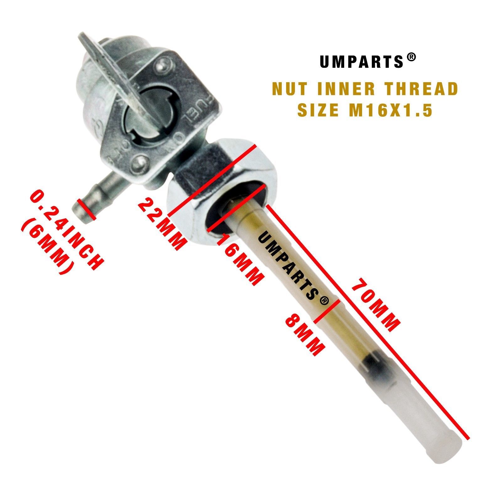 New Fuel Petcock Gas Fuel Switch Valve For Honda TRL200 XR200 XL250S