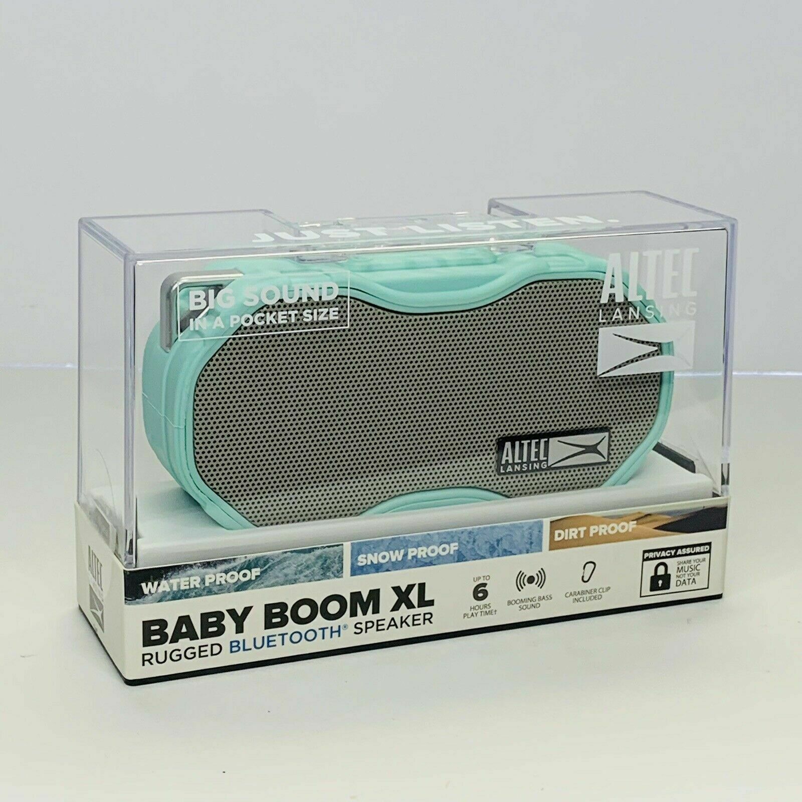 Green Altec Lansing Baby Boom XL Bluetooth Speaker Portable Mini Waterproof FAST