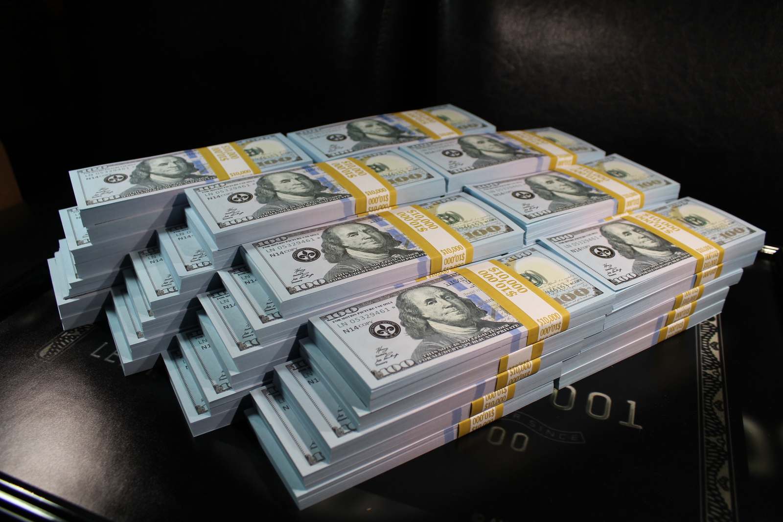 250K $ FULL PRINT PROP MOVIE MONEY PROP MONEY Real Looking New Style ...