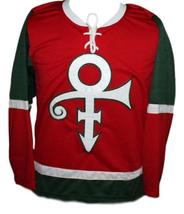 Any Name Number Prince Musician Hockey Jersey New Sewn Red Any Size image 4