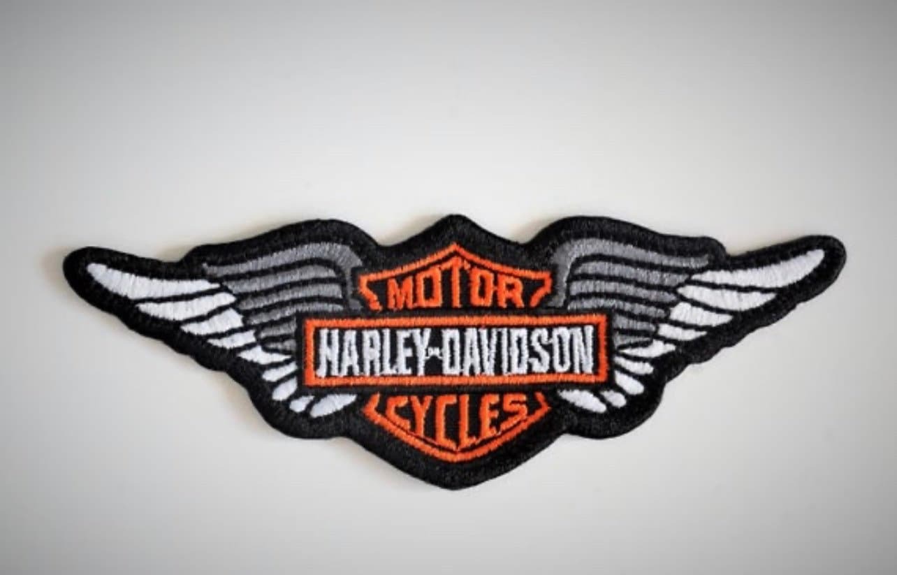 Harley Davidson Logo - Embroidered Patch Iron On