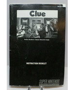 Super Nintendo Clue SNES Game Instruction Book Only - $14.69