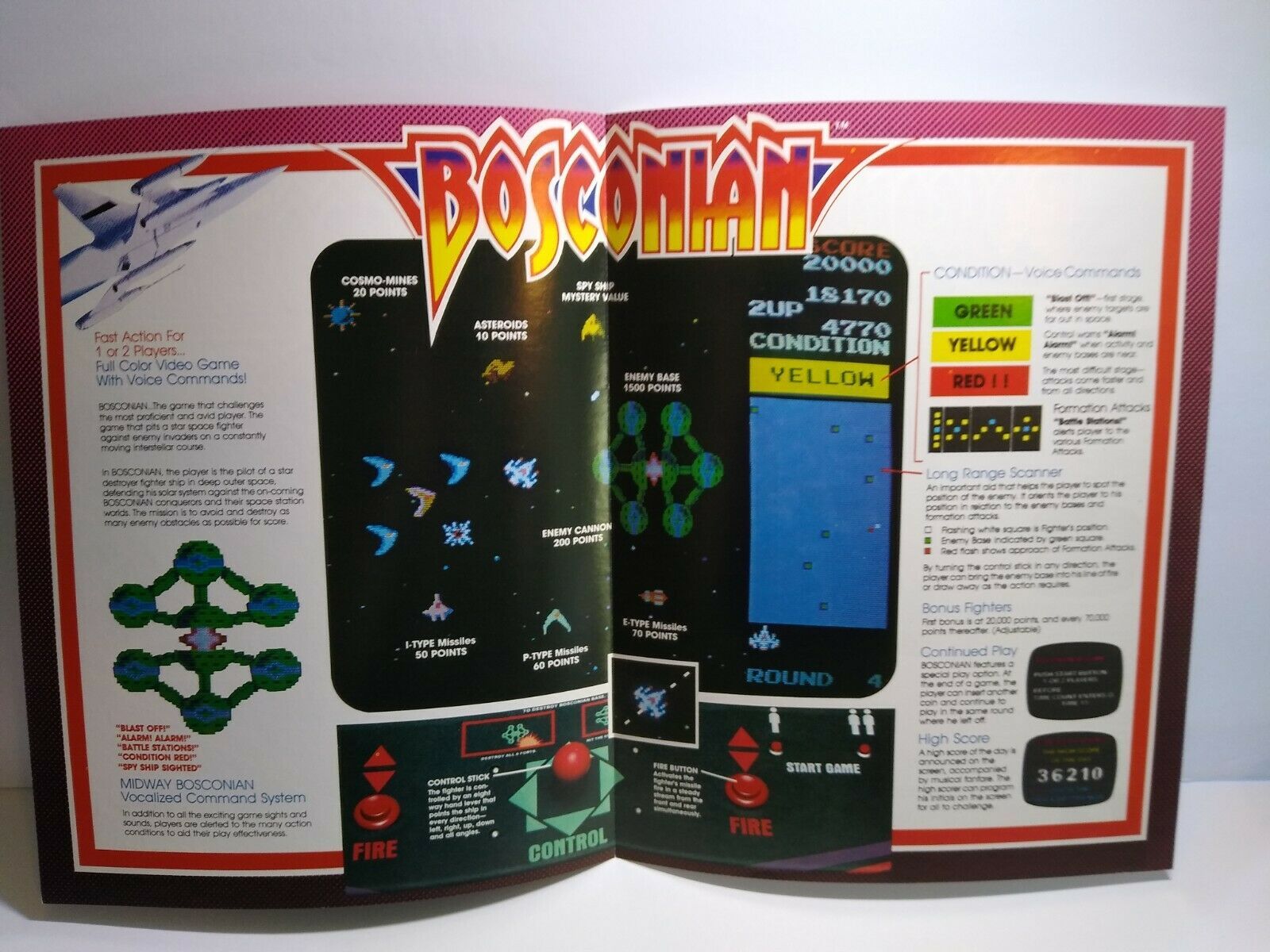 bosconian arcade game for sale