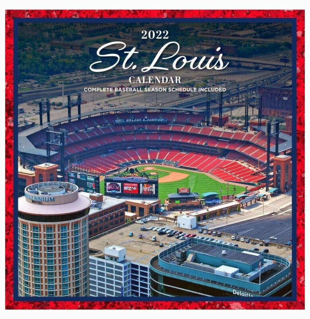 ST. LOUIS CARDINALS 2022 CALENDAR WITH SCHEDULE Calendars