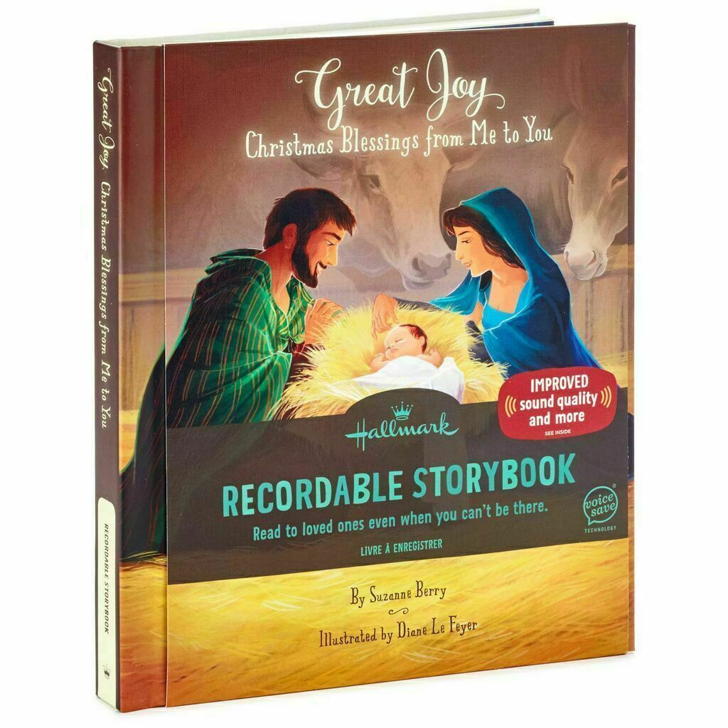 Hallmark Recordable StoryBook Great Joy Christmas Blessings from Me