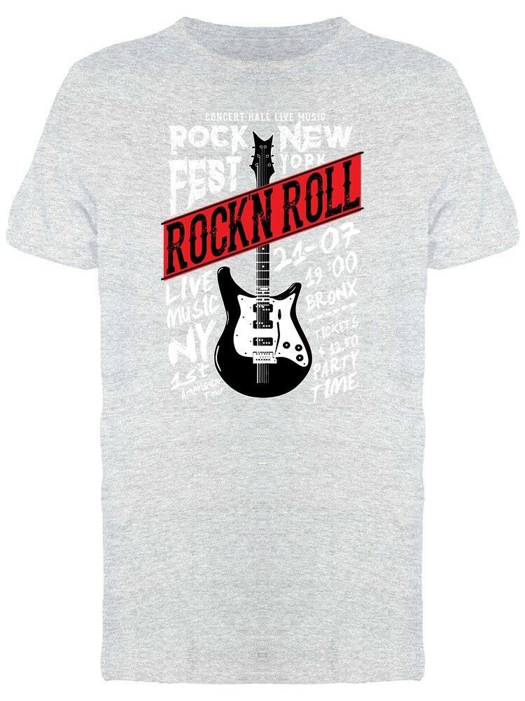 Rock N Roll Fest Graphic Tee Mens - T-Shirts