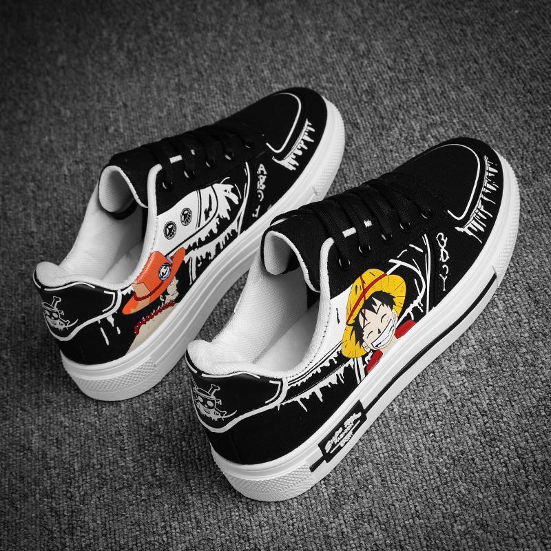 luffy custom anime shoes one piece shoes anime shoes for men and women