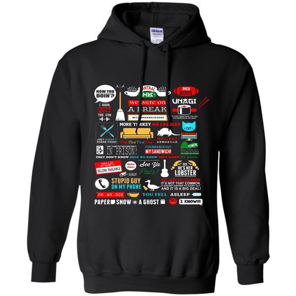 Image of Central Perk You fell asleep I Know Friends Quotes-BN T-Shirt Hoodie