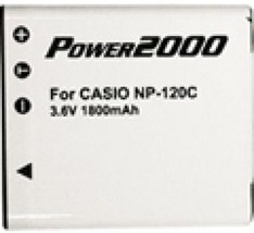 Battery for Casio NP-120 NP120 S200 ZS10 ZS10BK S200BK - $13.56