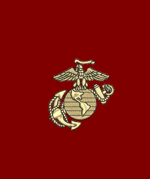 USMC Marines EGA 4sizes digitized filled embroidery design Digital ...