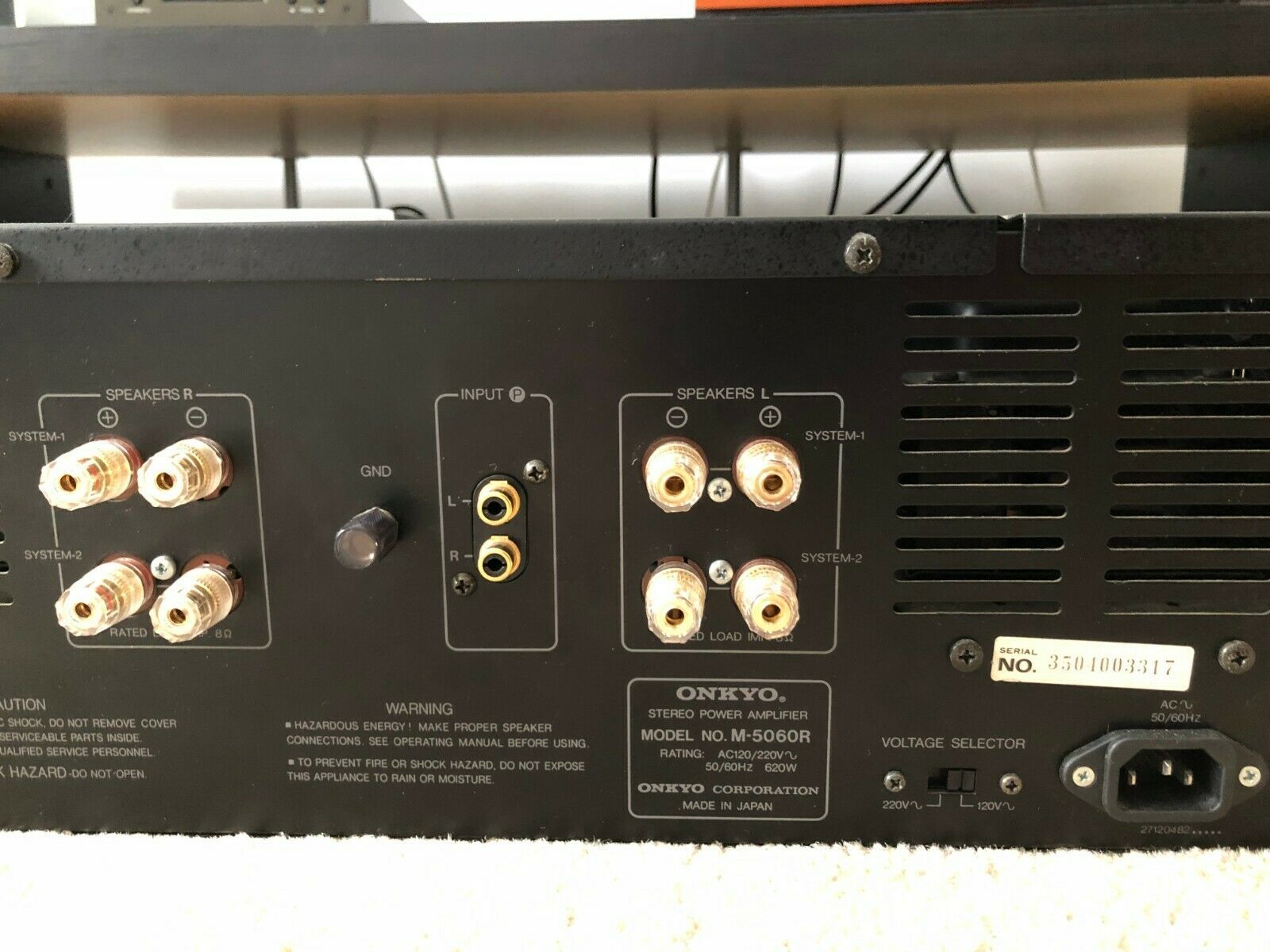 ONKYO Integra M5060R Flagship Reference Stereo Power Amplifier (Made in JAPAN) Amplifiers