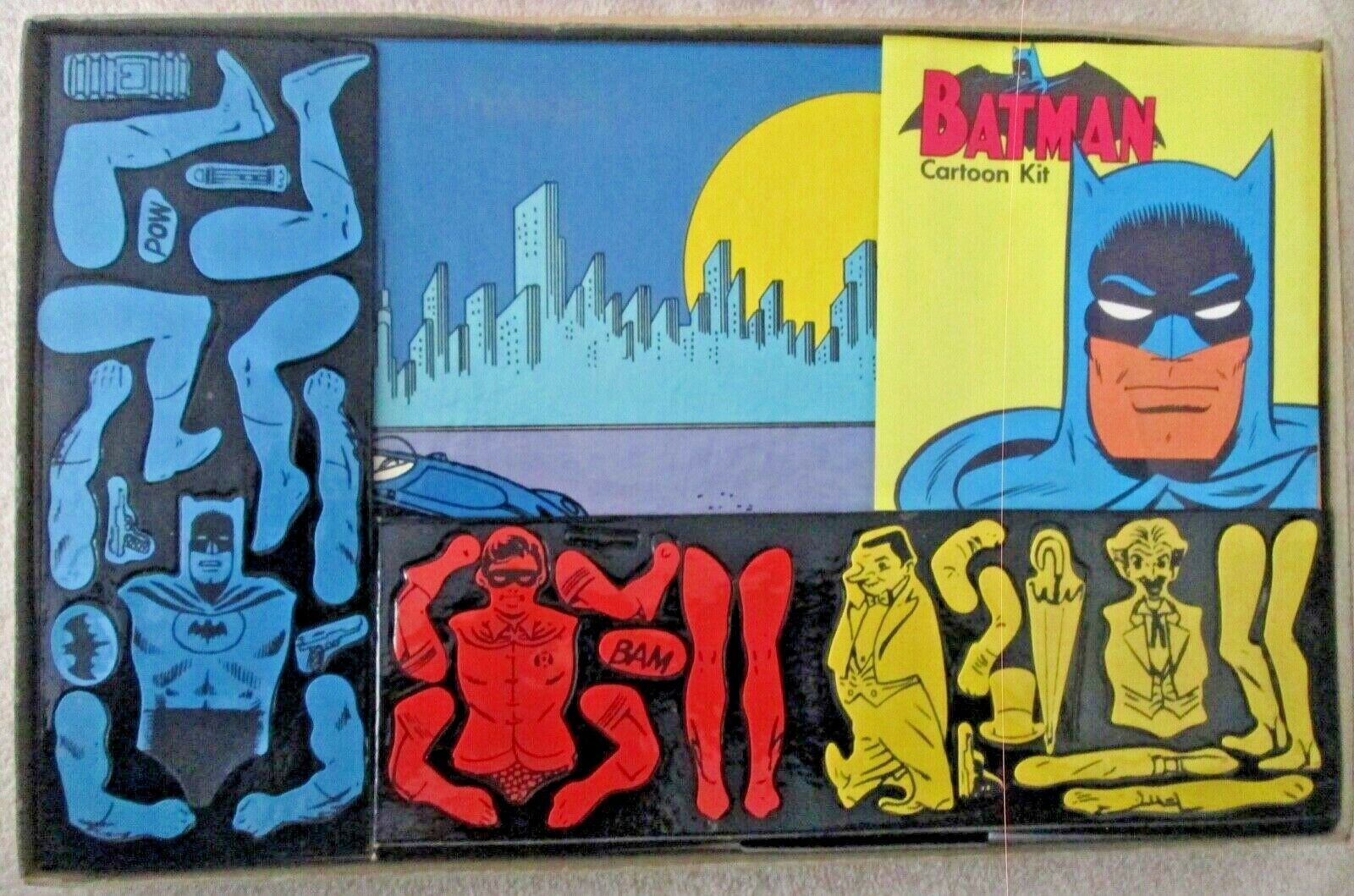 Batman Cartoon colorforms cartoon kit choice mint unplayed 1966 - TV ...