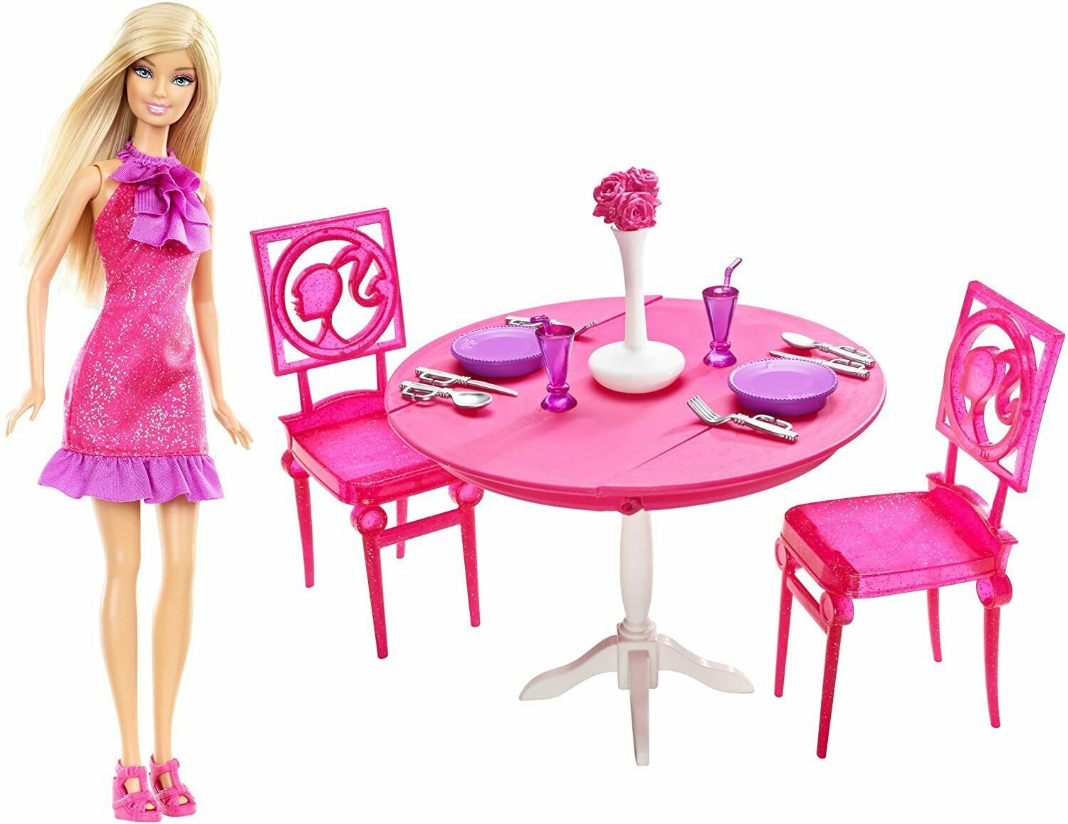 Барби кукла комната стол