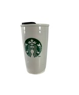 Starbucks Ceramic Travel Tumbler with Lid 12 oz Classic Mermaid Siren Lo... - $18.81