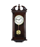 Bedford Clock Collection 27.5 Inch Cherry Oak Wall Clock - $145.51
