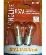SYLVANIA 1157A Amber Long Life Miniature Bulb, (Contains 2 Bulbs) - $12.86
