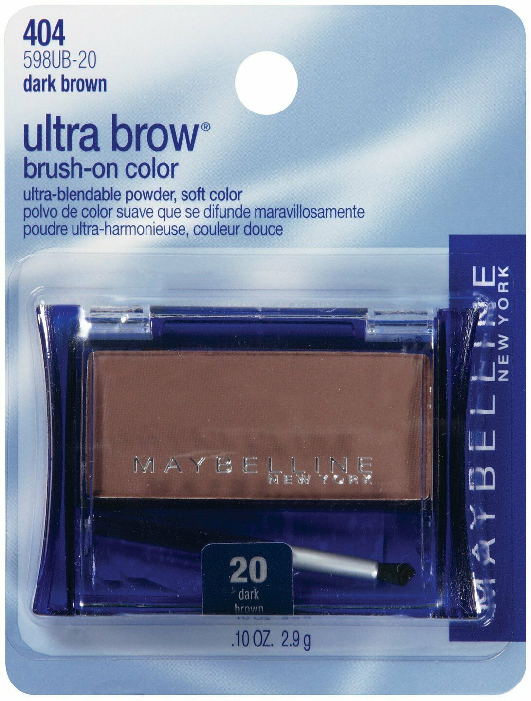 BUY1 GET1 AT 20% OFF Maybelline Ultra Brow Brush-On-Color Powder #20 Dark Brown