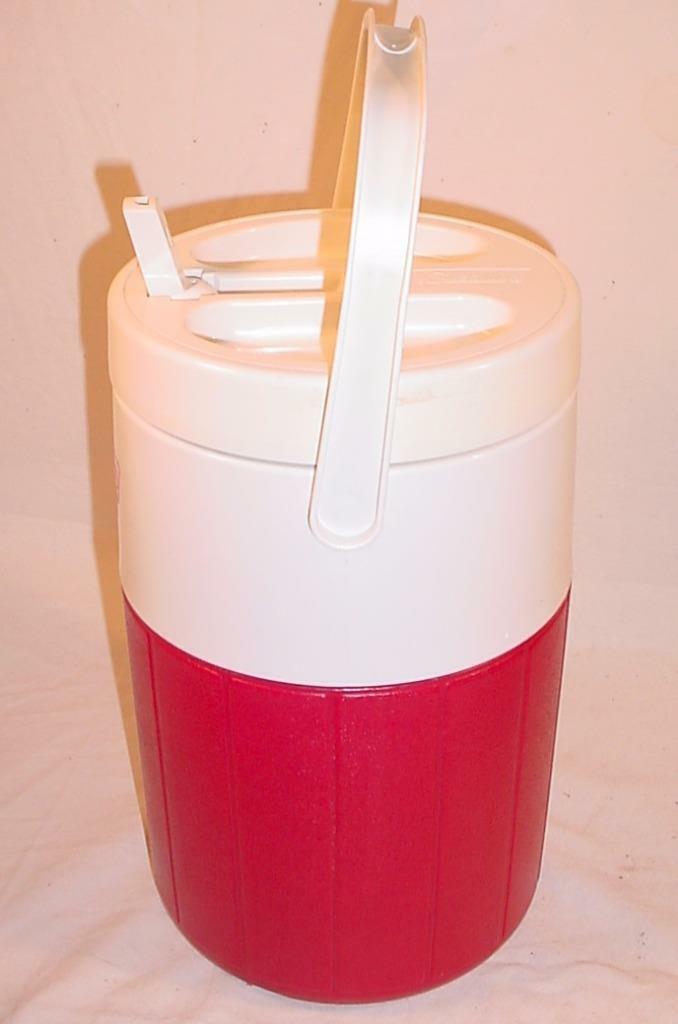 VINTAGE COLEMAN POLYLITE 1 BEVERAGE COOLER THERMOS 5596 Camping Ice