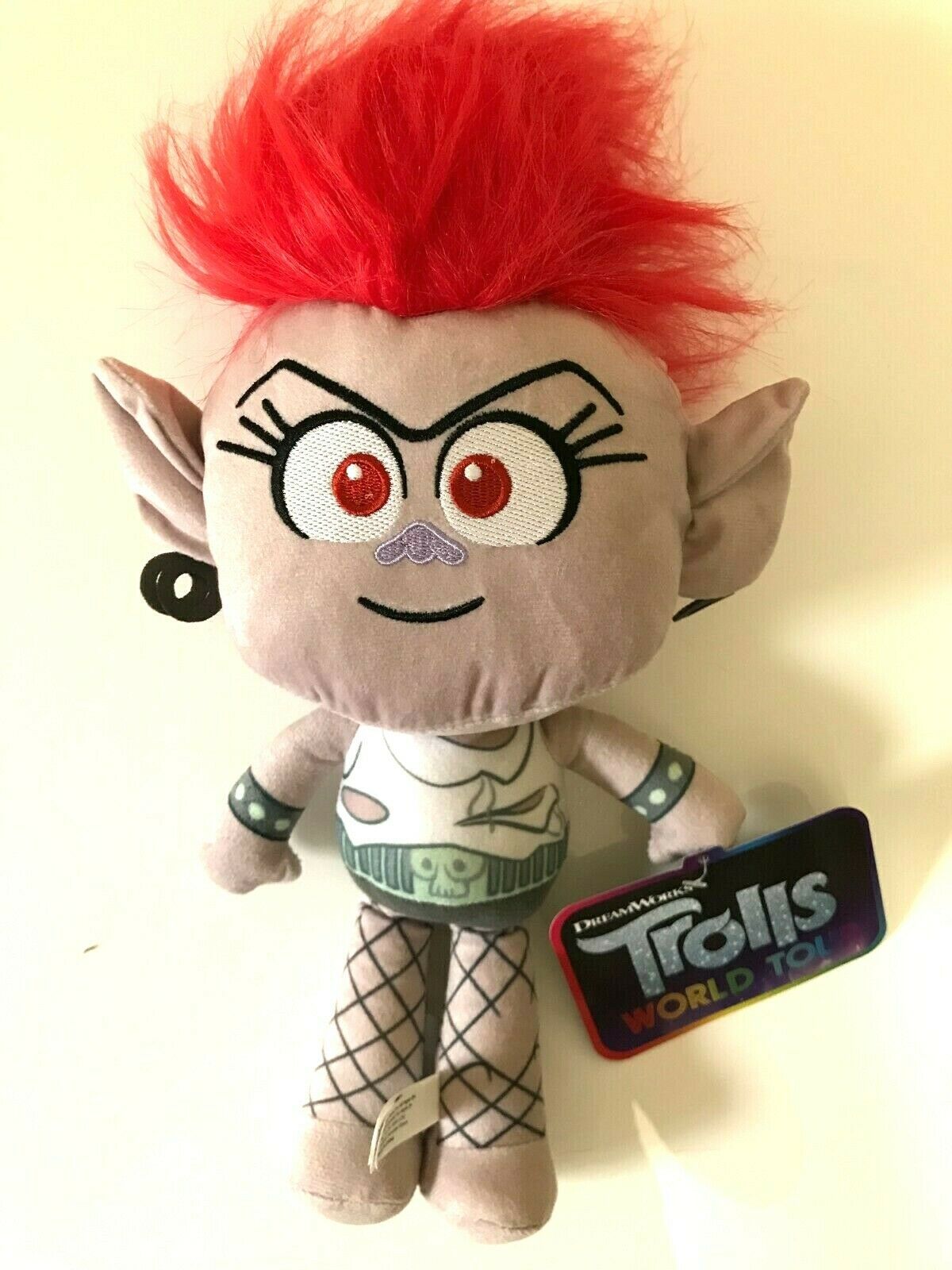 Large DreamWorks Trolls World Tour Queen Barb Plush 15