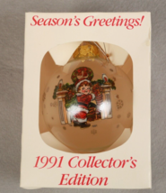 1991 Campbell's Soup Kids Glass Ball Christmas Ornament Collectors Edition w/Box - $11.75