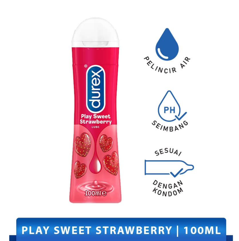 DUREX Play Sweet Strawberry 100ml Pleasure Lubricating Gel EXPRESS SHIPPING