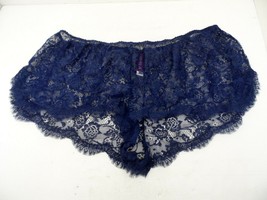 Adore Me Women&#39;s Risque Lace Panty 63346X Navy Size 0X - $4.74