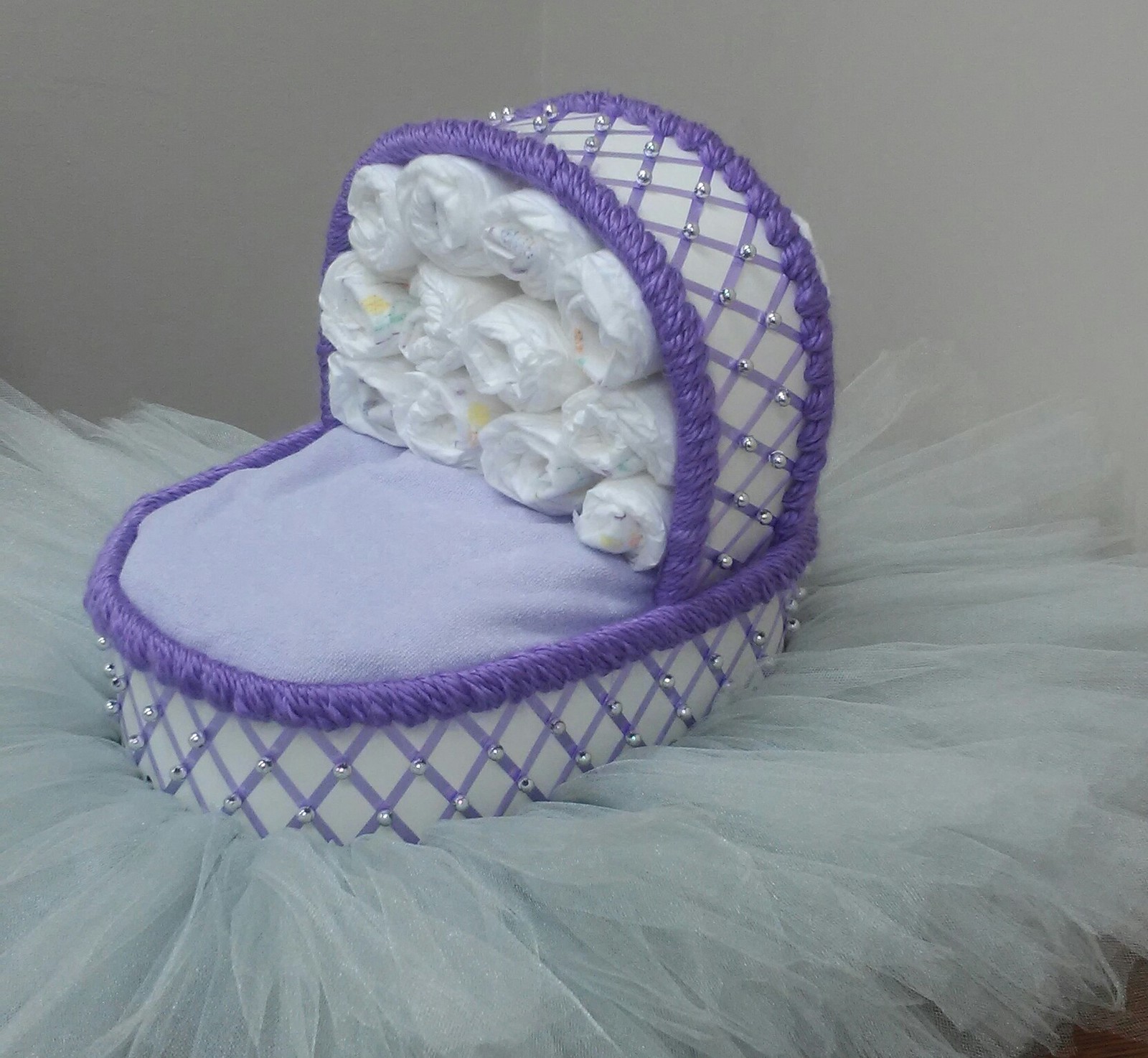 purple bassinet