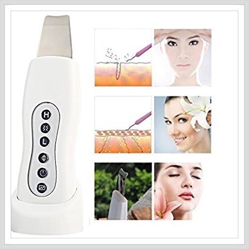 Portable Ultrasonic Skin Scrubber - Rechargeable Anion Facial Cleaner Blackhead