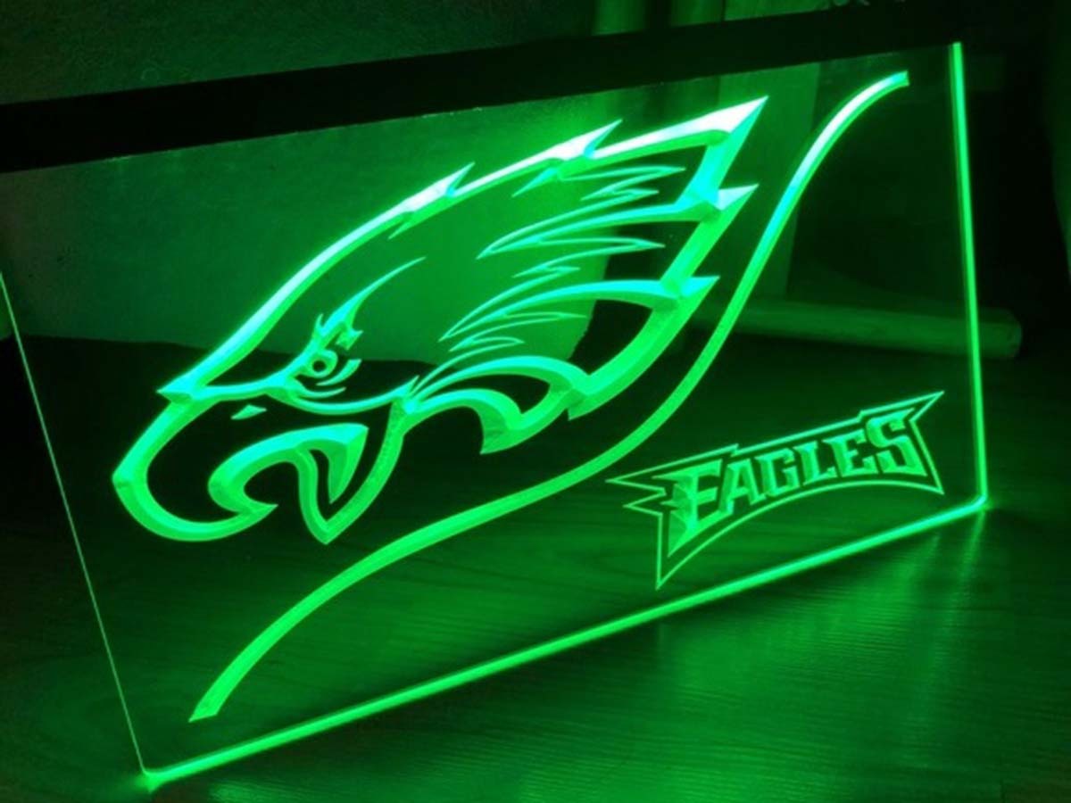 Philadelphia Eagles LED Neon Sign Home Decor and 50 similar items