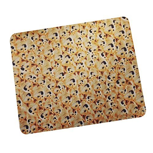Cartoon Dogs Mouse Pad Rubber Rectangle Gaming Mouse Mat?22 X 18 cm