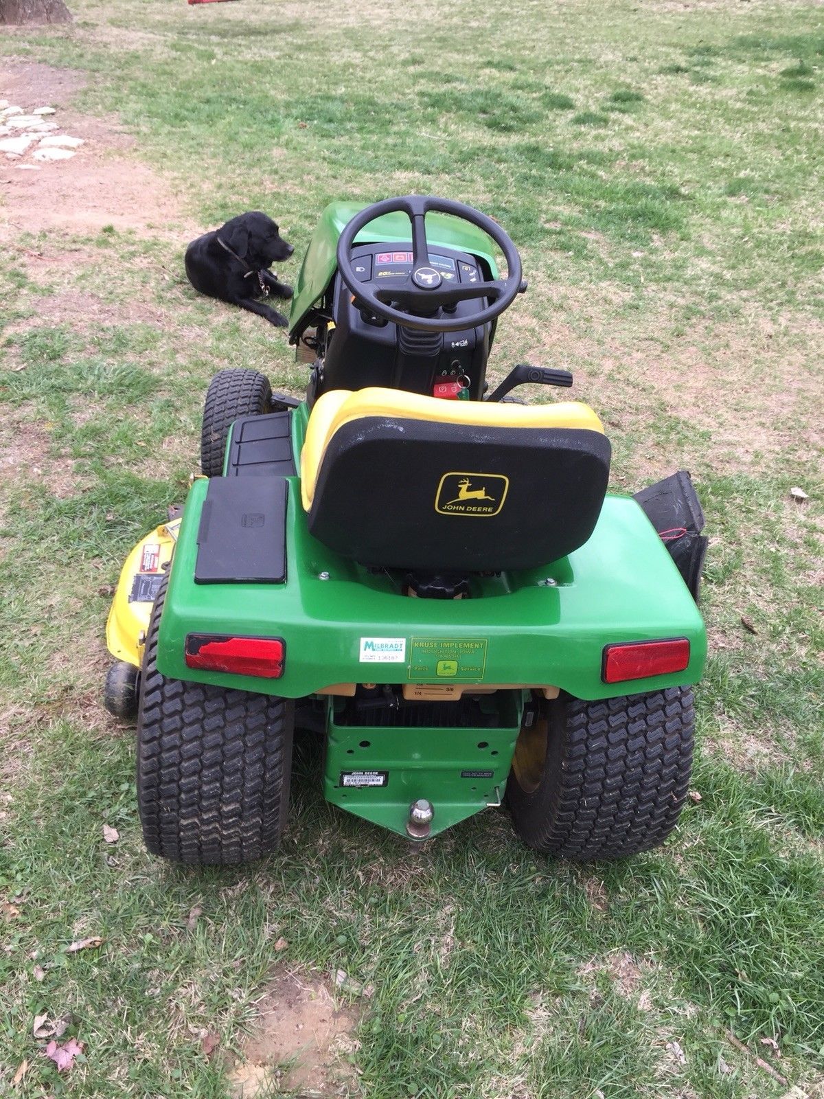 John deere riding mower keeps stalling