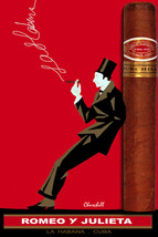 CUBAN Tobacco Poster.Romeo Julieta Churchill fine Cigars.Bar Art DECOR.47i - $11.88+