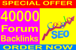 40,000 GSA SER Forum Backlinks for your Link or website SEO to increase ... - $7.19
