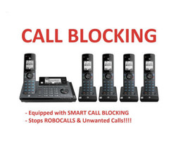 AT&T CLP99587 5 Handset Connect to Cell Phone System Smart Call Blocker EUC - $116.88