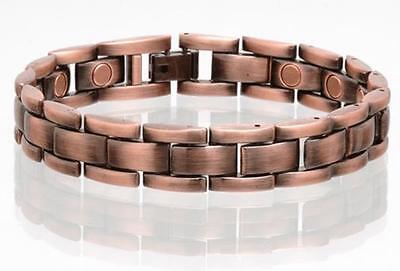 NEW COPPER MAGNETIC LINK BRACELET mens womens STYLE#LH  jewelry health Energy