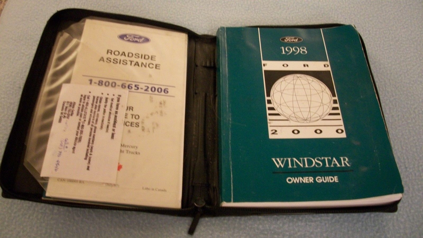 1998 ford Windstar owners manual with binder