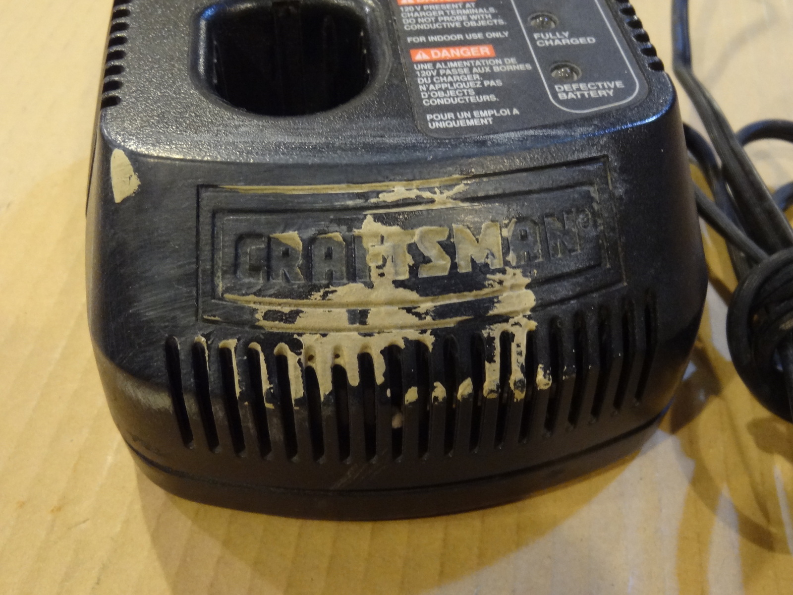 CRAFTSMAN 1425301 CORDLESS BATTERY CHARGER 1 HOUR 7.2 19.2 24 VOLT NICE
