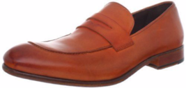 NIB DONALD PLINER mens 8.5 9 loafers shoes penny tang Italy smooth calf leather - $174.59