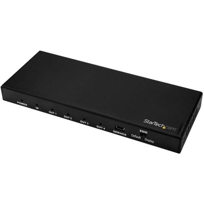 StarTech.com 4 Port HDMI Splitter - 4K 60Hz - 1x4 Way HDMI 2.0 Splitter - HDR -