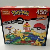Mega Construx Pokemon Building Box Set GMD35 with Pikachu 450 pieces new in box 