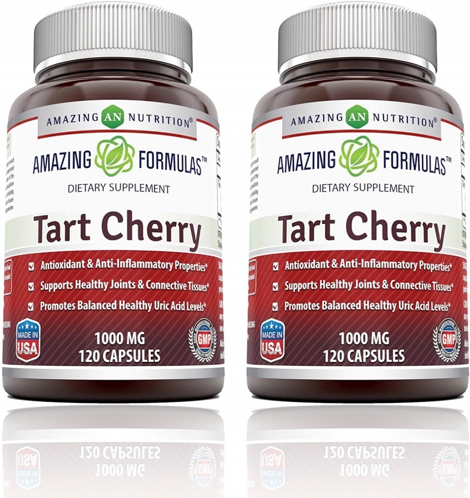 Amazing Formulas Tart Cherry Extract 1000 Mg Capsules -  (120 Count (Pack of 2))
