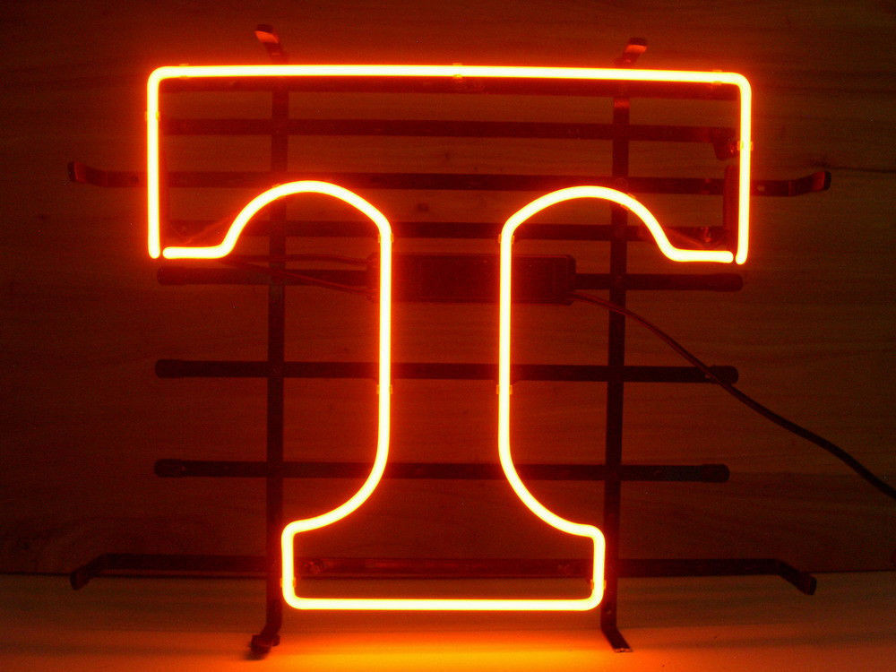 TENNESSEE VOLUNTEERS Neon Sign Handcrafted Real Glass Neon