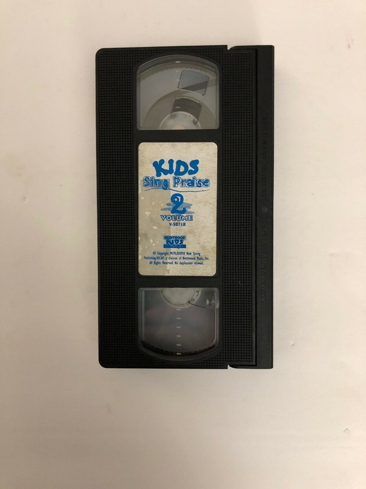 Kids Sing Praise Vol.2(VHS)Brentwood Kids EDUCATIONAL-TESTED-RARE ...