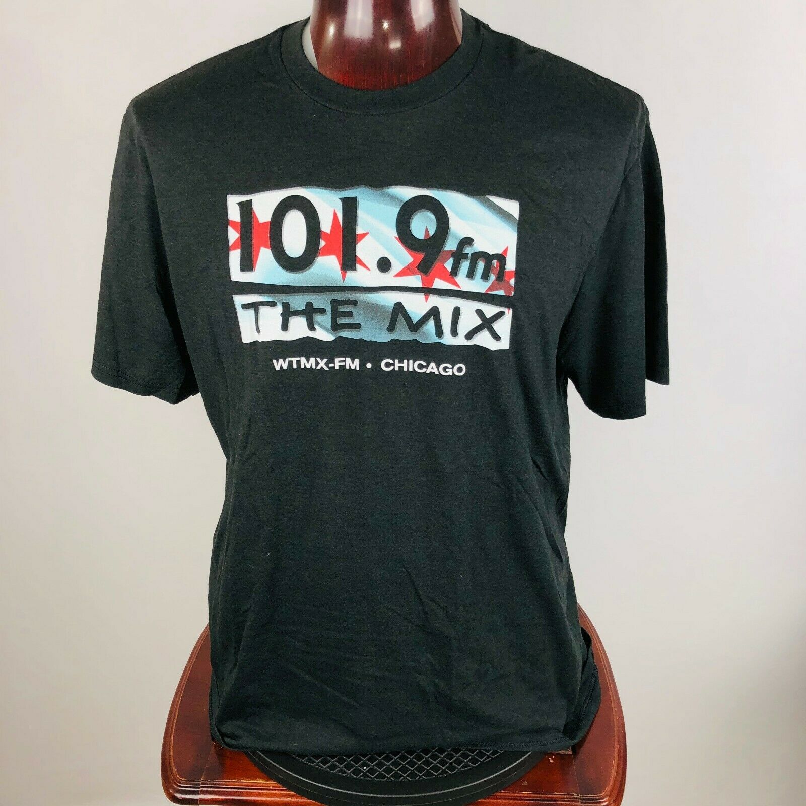 Wtmx 101 9 the mix chicago radio graphic t shirt shirts