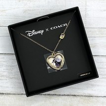 Disney Limited Edition Coach Villains Heart Necklace Cruella Maleficent Ursula - $88.11